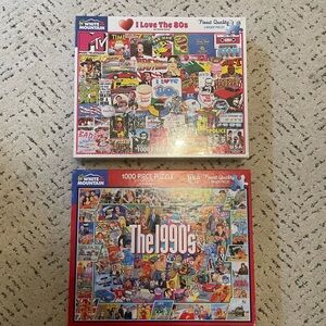 NEW White Mountain puzzles - The 1990s and I Love the 80s